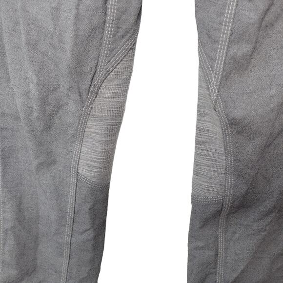 LULULEMON Pedal Power Pant Gray Cycling Relaxed Low Rise Pants Women Sz US 6 - Picture 8 of 14